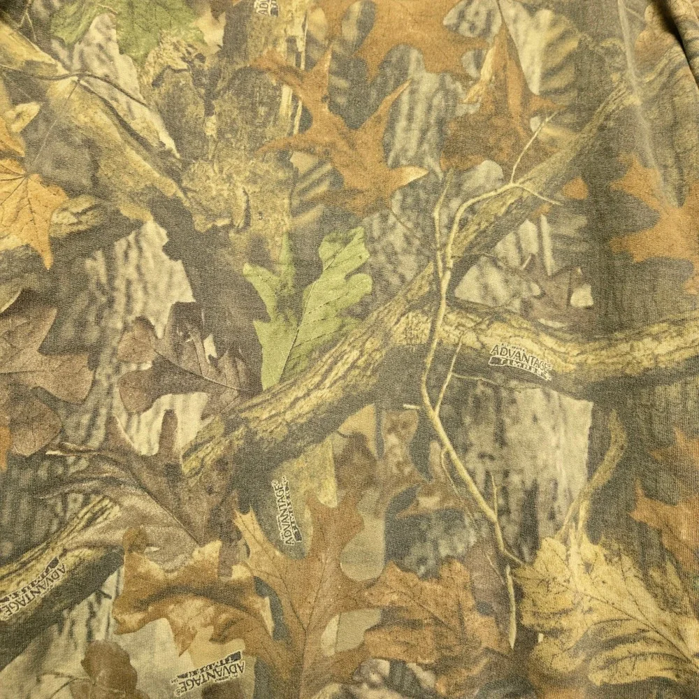Vintage Commander Sweatshirt XL Advantage Timber Camo Crewneck Grunge Streetwear